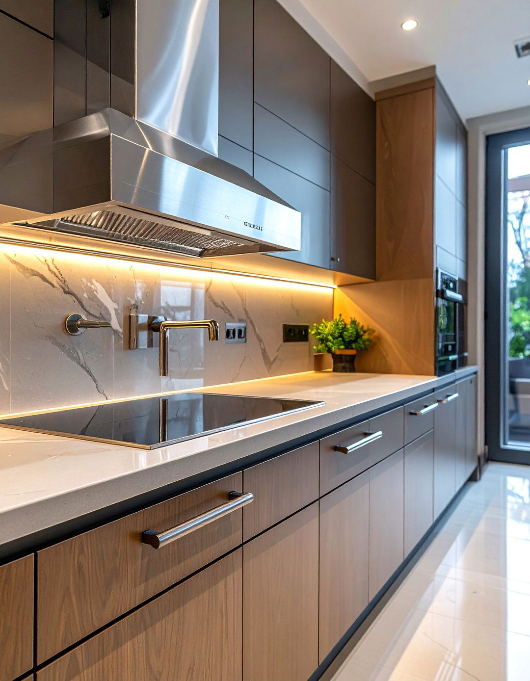 Stainless Steel Professional - 40 Kitchen Cabinet Hardware Ideas to Elevate Your Design