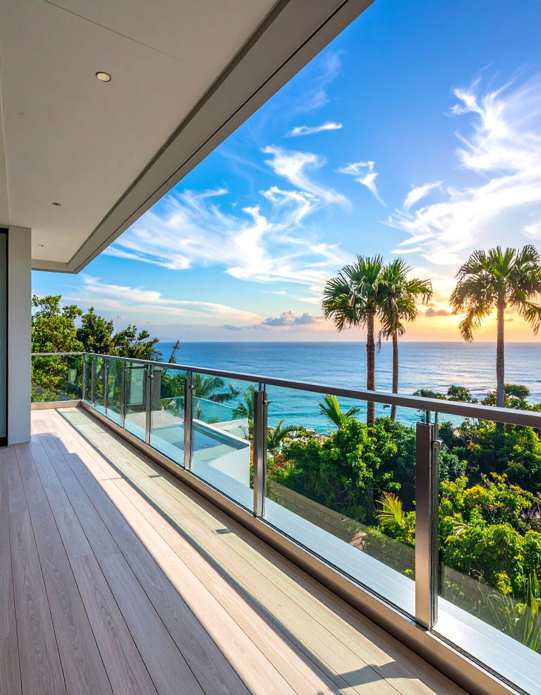 Stainless Steel and Glass Hybrid Design - 25 Glass Balcony Design Ideas for a Modern and Open Feel