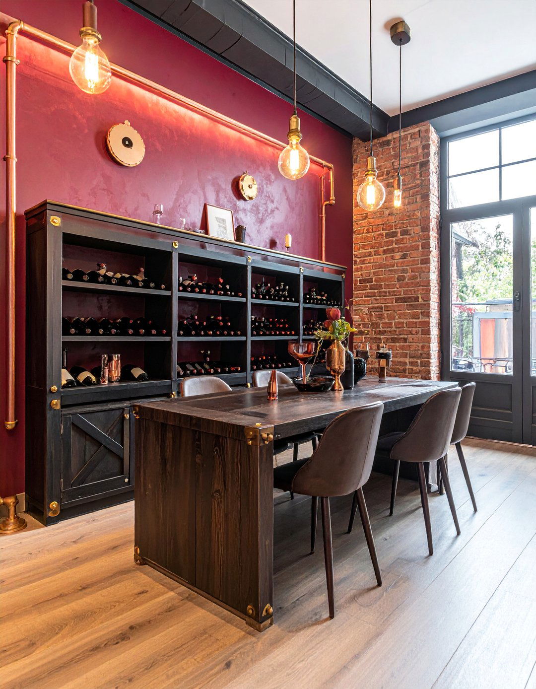 Steampunk Dining Room Wine Cellar - 25 Unique Steampunk Interior Design Ideas for Your Home
