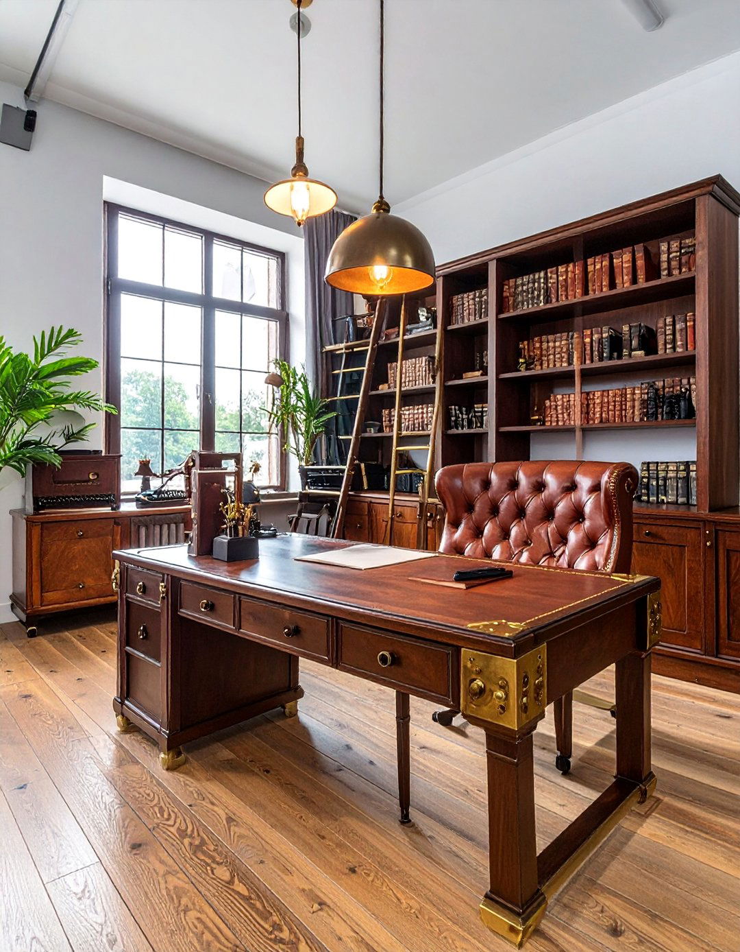 Steampunk Home Office Command Center - 25 Unique Steampunk Interior Design Ideas for Your Home