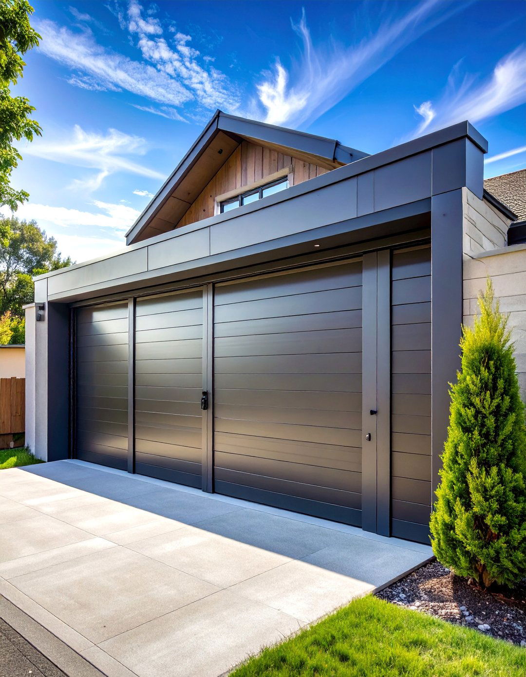 Steel Frame Cantilever Sliding Gates - 30 Sliding Gate Design Ideas for Modern Homes