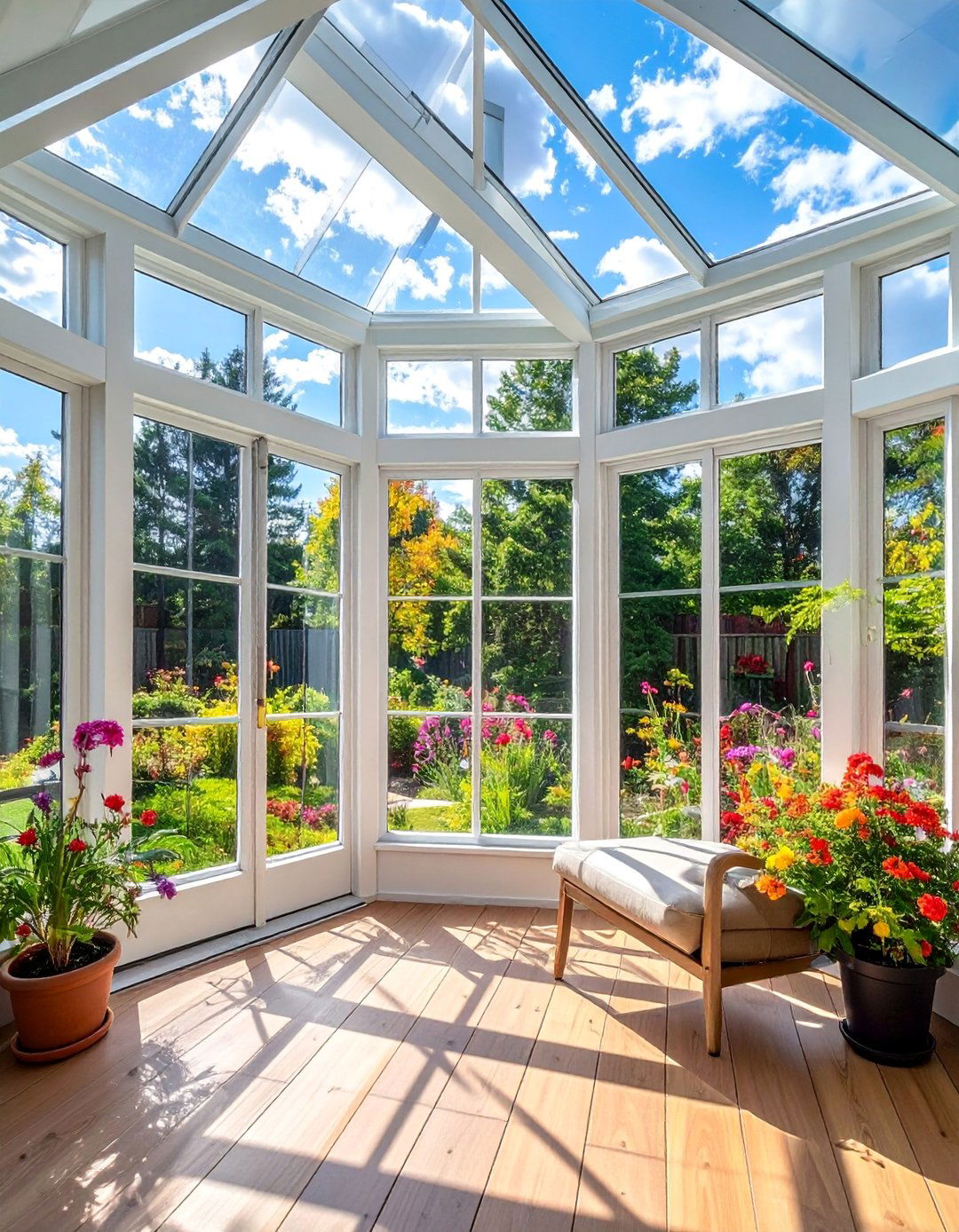 Storm Window Seasonal Protection - 30 Stylish Sunroom Window Ideas for Natural Light