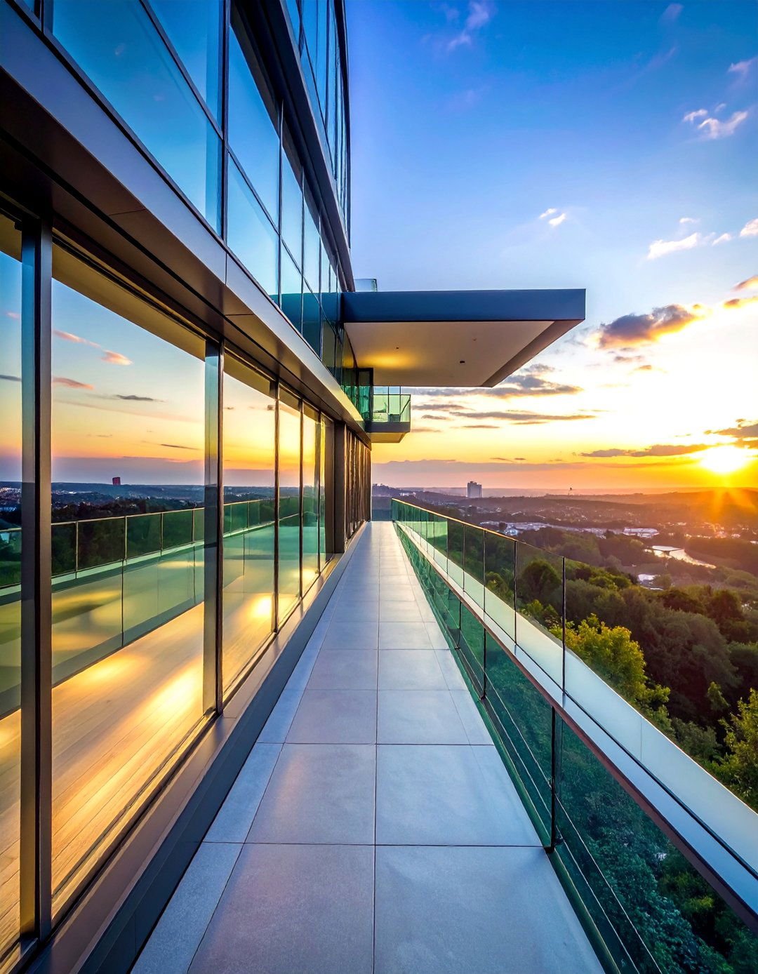 Structural Glass Cantilever Balconies - 25 Glass Balcony Design Ideas for a Modern and Open Feel