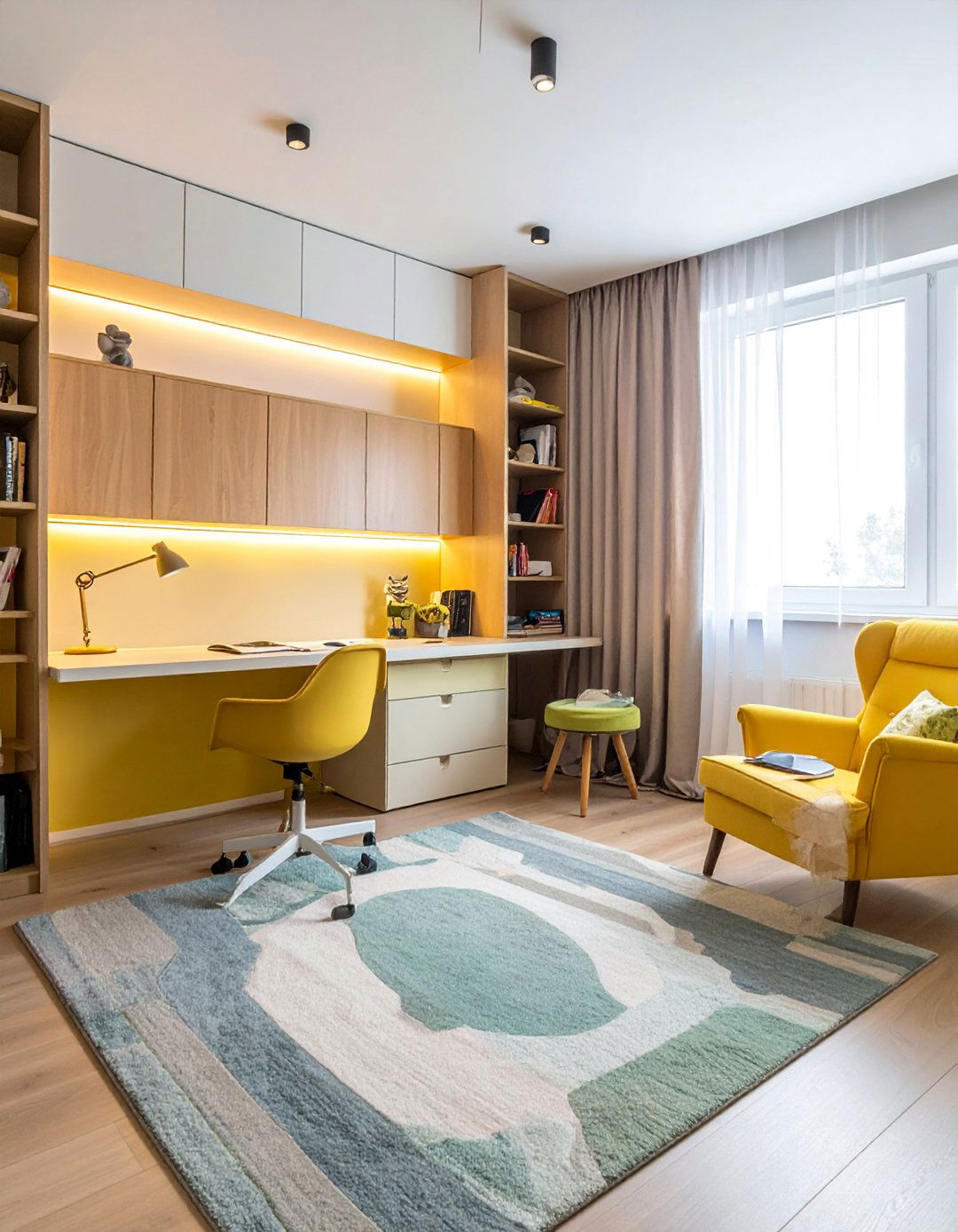 Study Hall Academic Zone - 40 Teen Room Ideas for a Fun and Functional Space