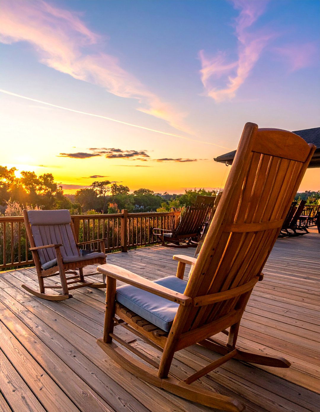 Swivel Rocker Arrangements - 20 Deck Seating Ideas for Outdoor Living Spaces