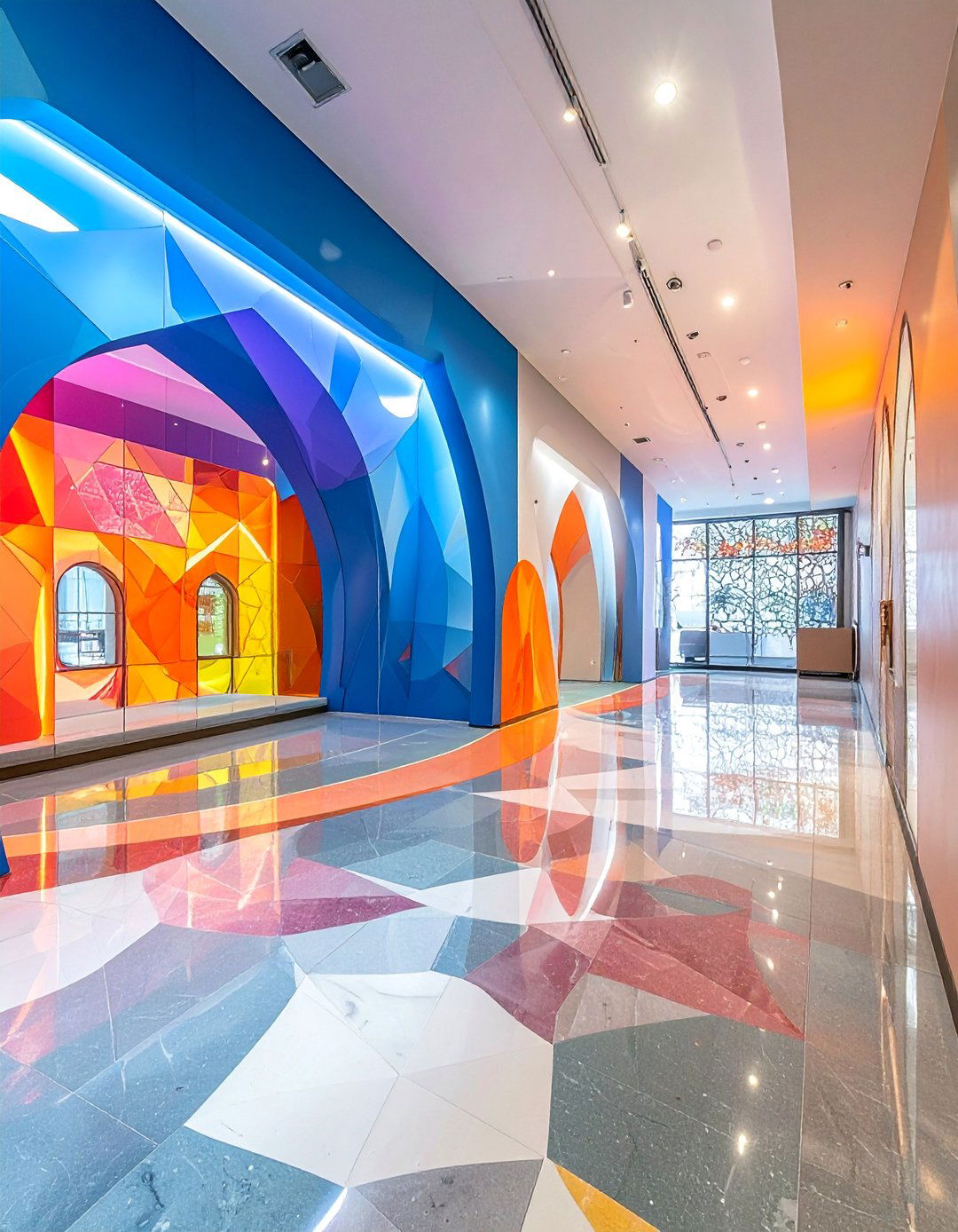 Symmetry and Transformation Theater - 20 Math Mural Ideas to Inspire Your Space