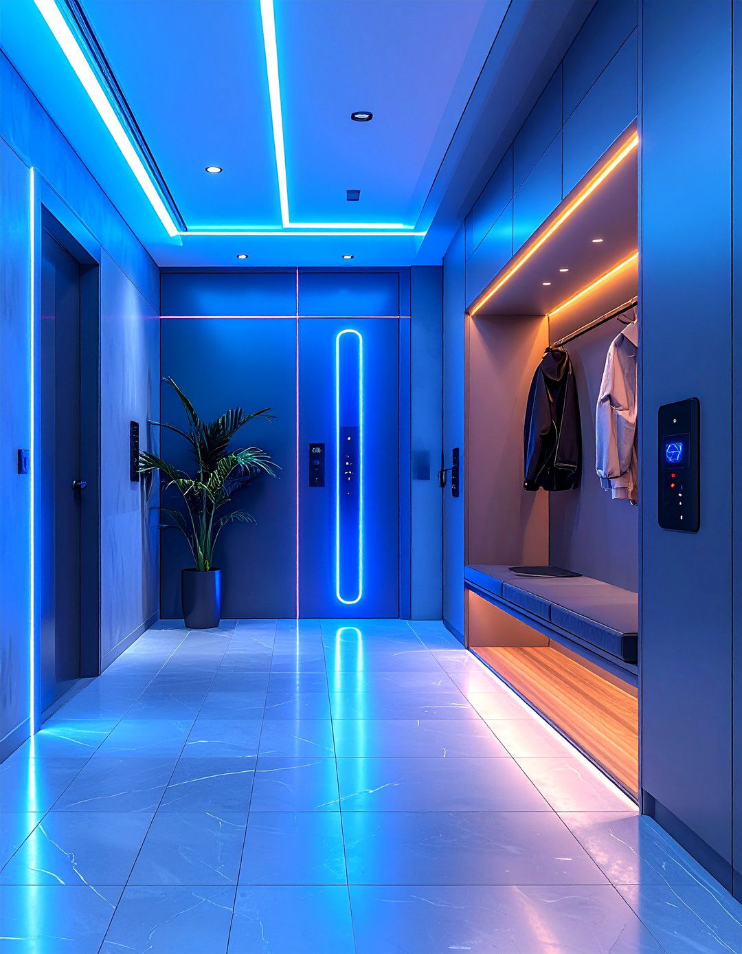 Tech Integrated Features - 25 Boot Room Ideas for Organized Entryways