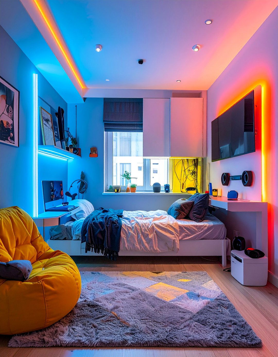 Tech Integration Hub - 40 Teen Hangout Room Ideas for a Fun and Relaxing Space