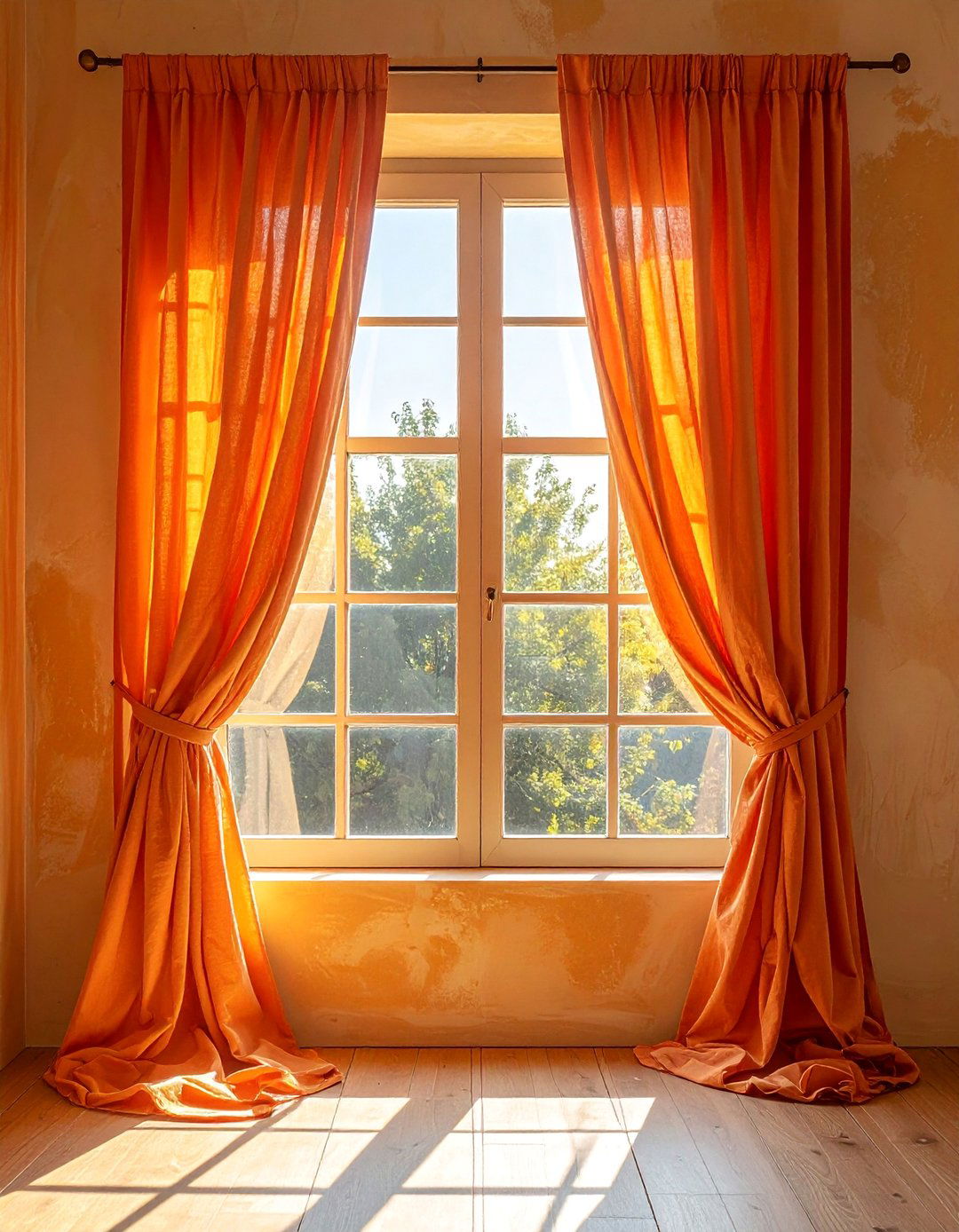 Terracotta Curtains and Window Treatments - 30 Terracotta Home Decor Ideas for a Warm Look