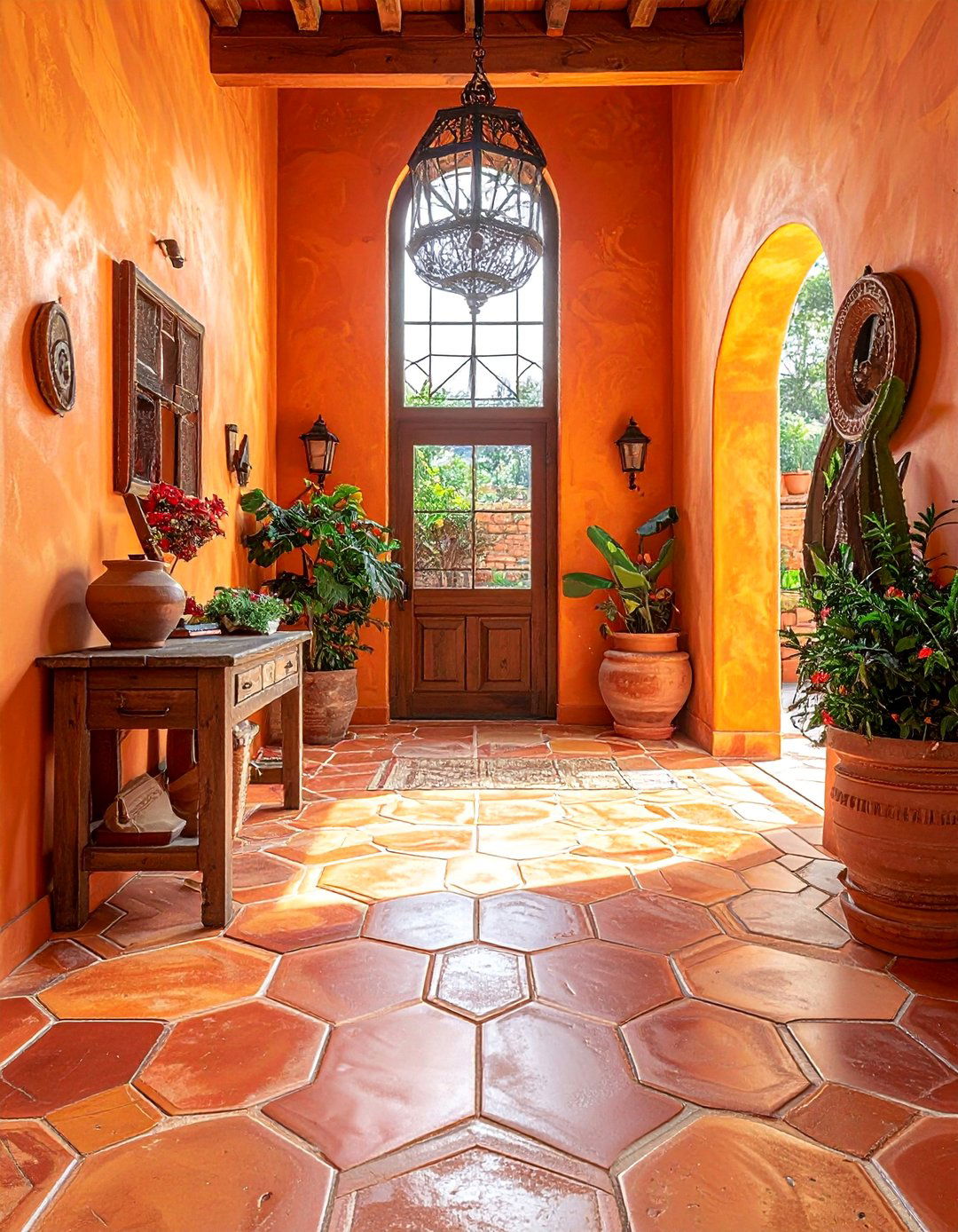 Terracotta Floor Tiles for Entryways - 30 Terracotta Home Decor Ideas for a Warm Look