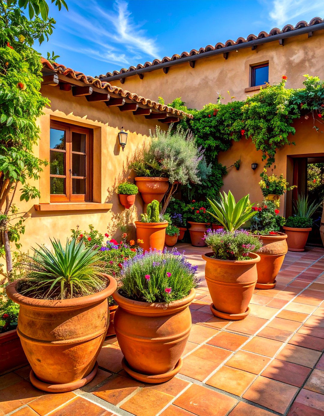 Terracotta Garden Planters - 30 Terracotta Home Decor Ideas for a Warm Look