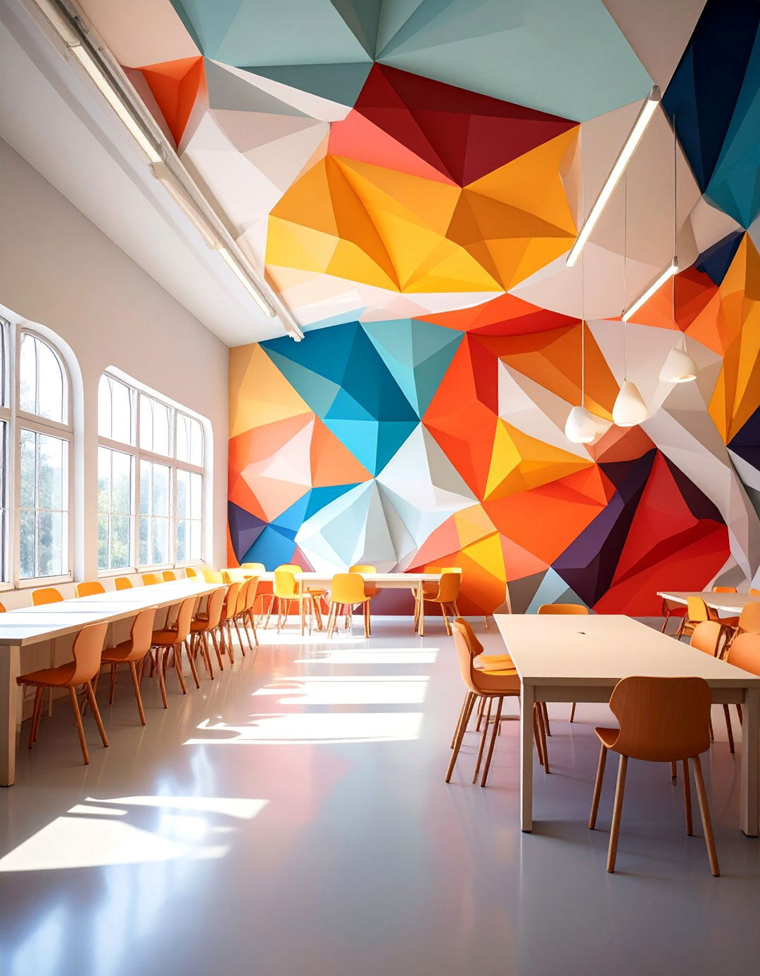 Tessellation Pattern Paradise - 20 Math Mural Ideas to Inspire Your Space