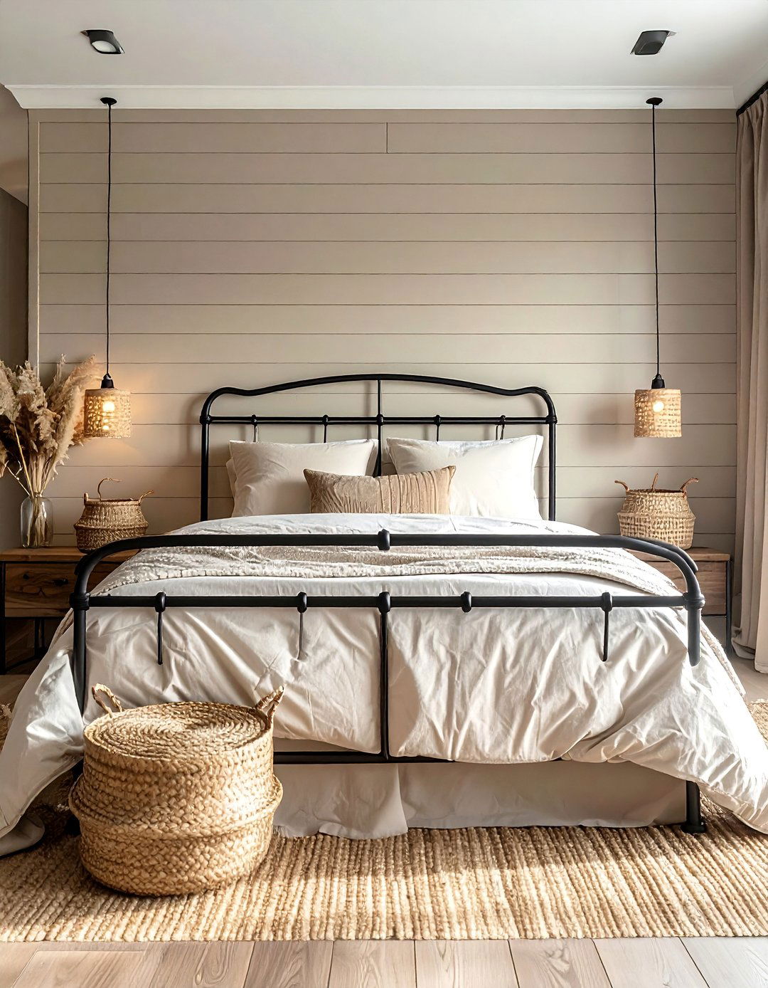 The Modern Farmhouse Beige Bedroom - 30 Beige Bedroom Ideas for a Serene Retreat