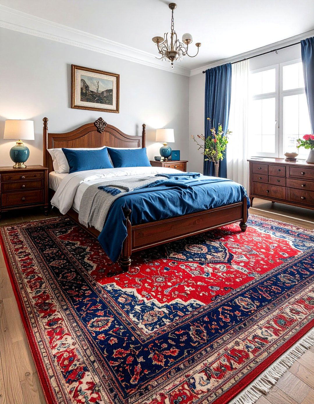 The Timeless Vintage Persian Bedroom Rug - 30 Bedroom Rug Ideas to Transform Your Space