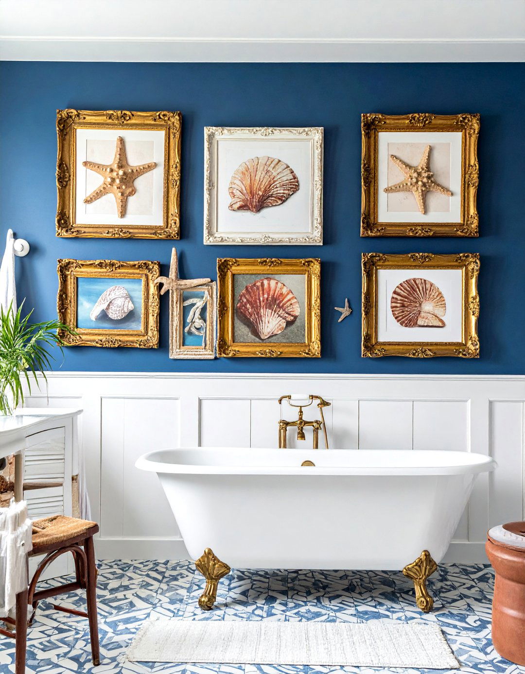 Thematic Gallery Wall Bathroom Art - 25 Bathroom Art Ideas to Enhance Your Space's Aesthetic