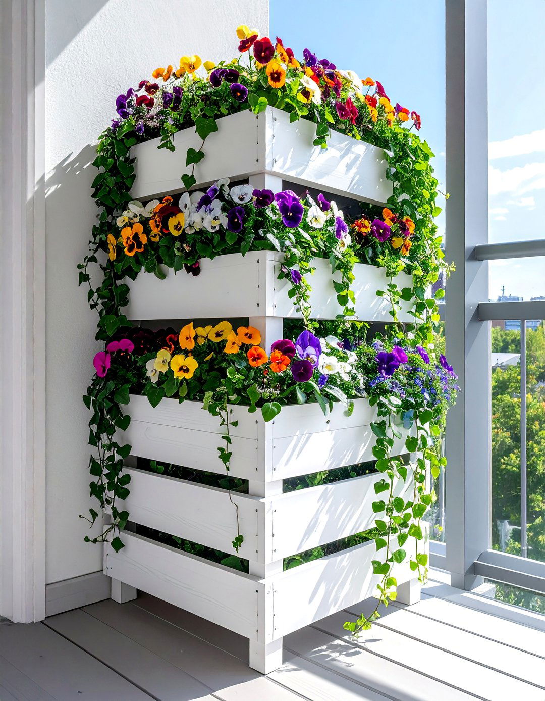 Tiered Corner Planter Box - 30 Planter Box Ideas for Beautiful Gardens