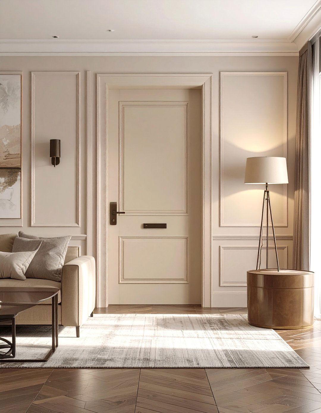 Timeless Beige Interior Door Color - 25 Interior Door Color Ideas for a Fresh Home Look