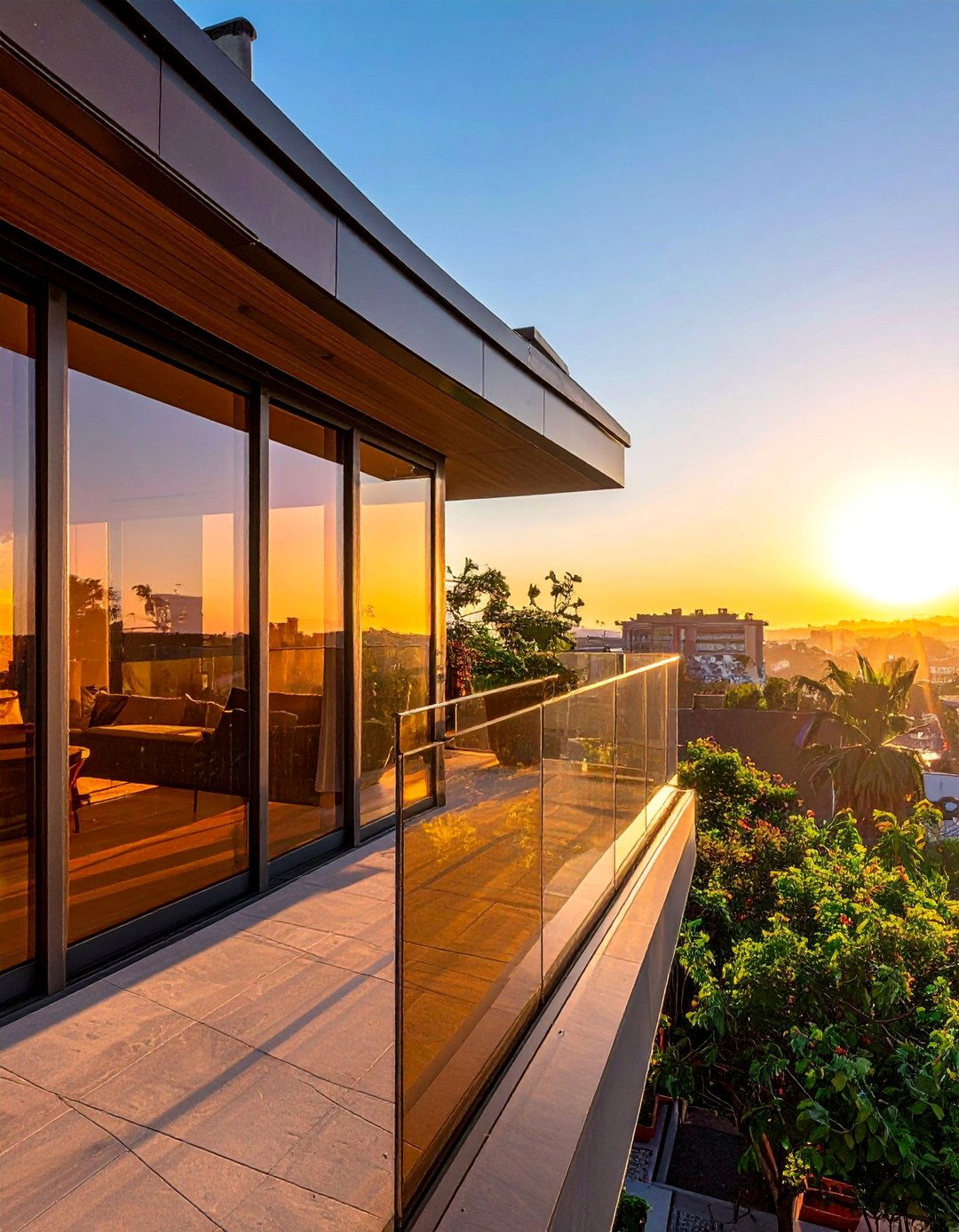 Tinted Glass Solar Control Systems - 25 Glass Balcony Design Ideas for a Modern and Open Feel