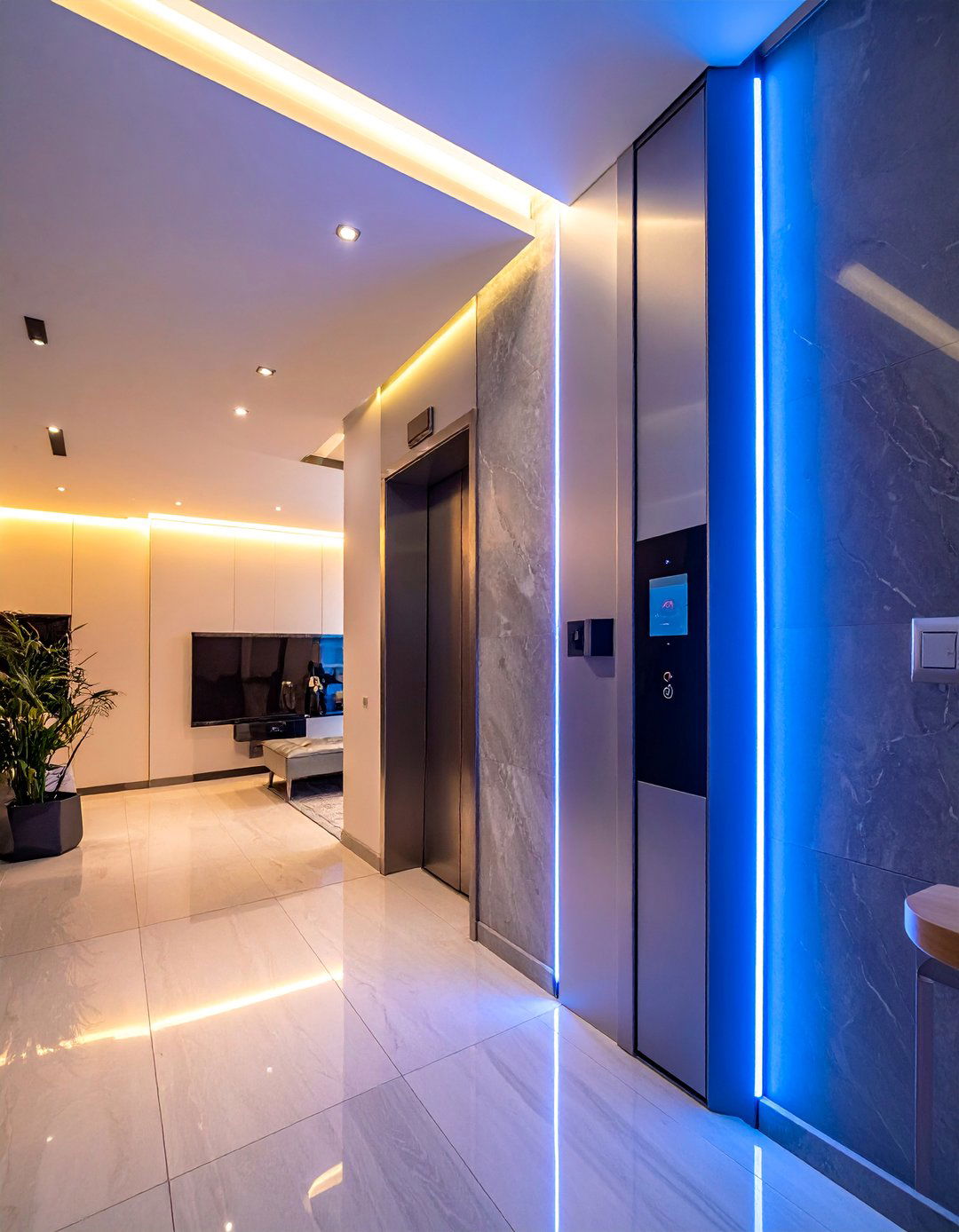 Touchless Control Technology - 25 Elevator Design Ideas for Modern Homes
