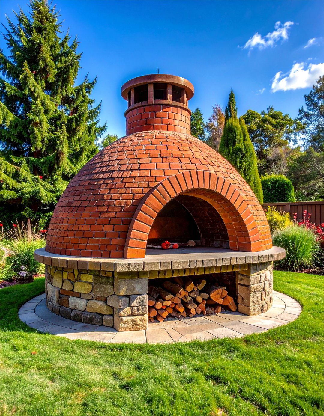 Traditional Brick Dome Wood Fired Ovens - 20 Outdoor Pizza Oven Ideas for Backyard Fun
