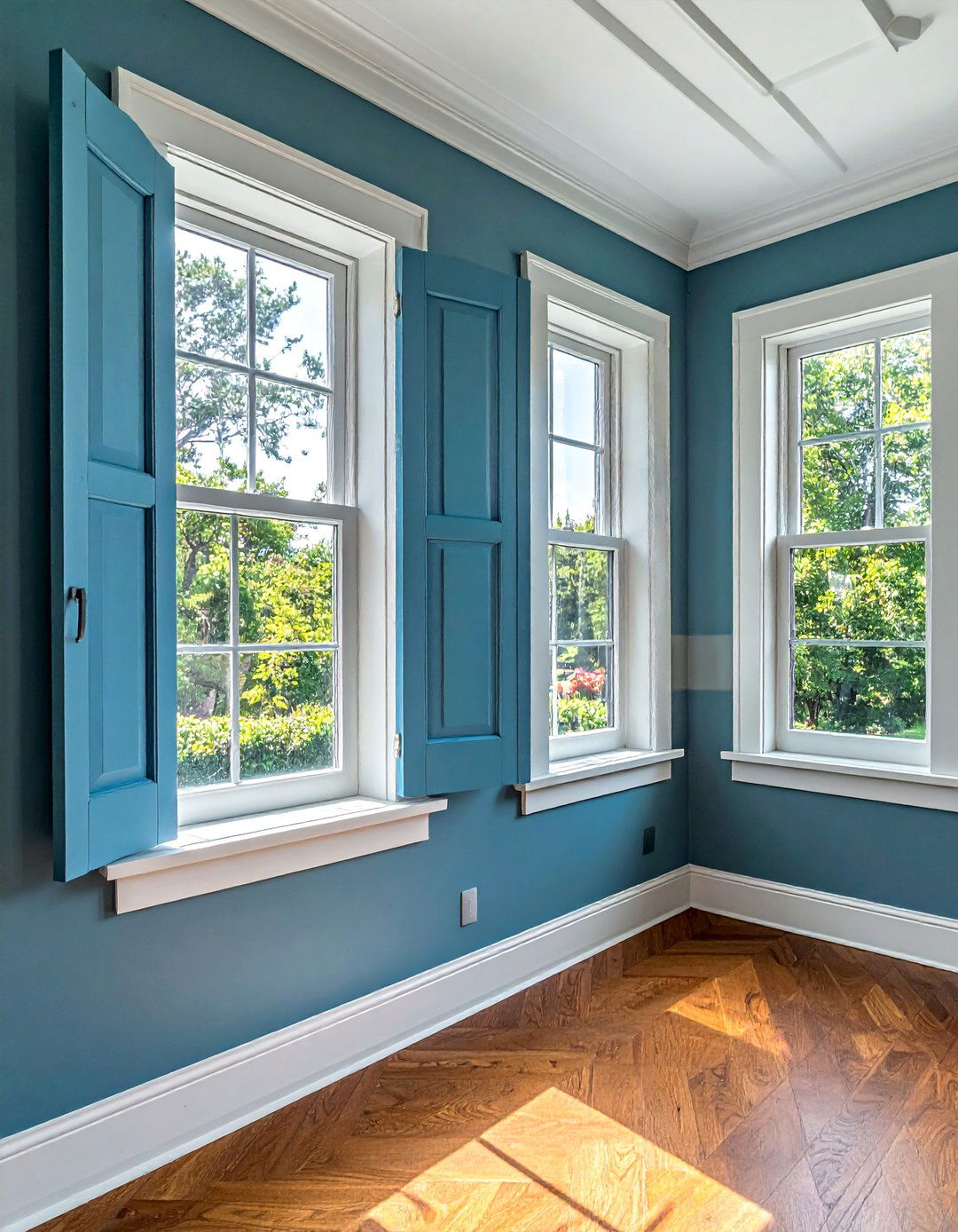 Traditional Wood Corner Windows - 30 Corner Window Ideas to Maximize Natural Light