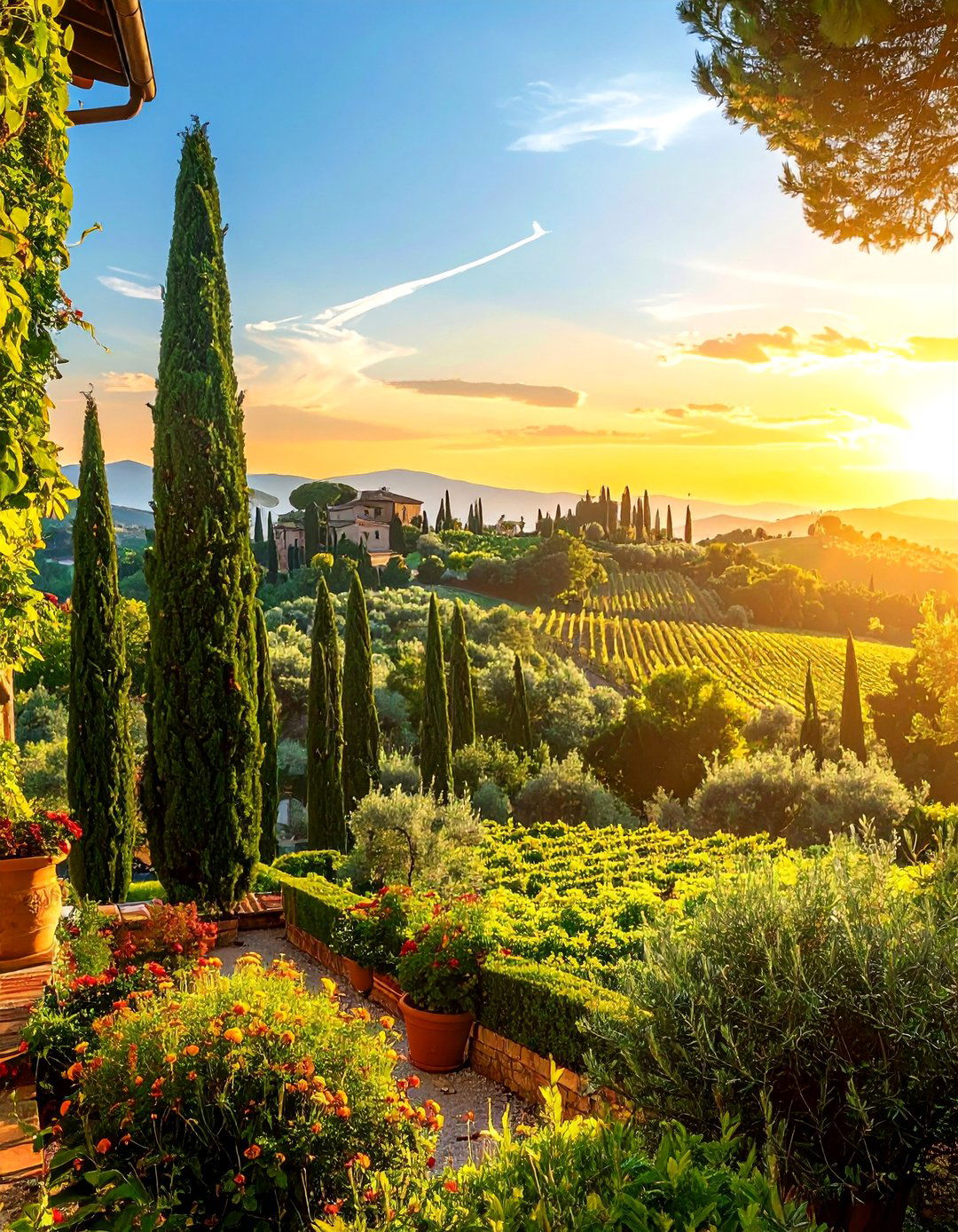 Tuscan Landscape Garden Mural - 30 Garden Mural Ideas to Brighten Your Outdoor Space