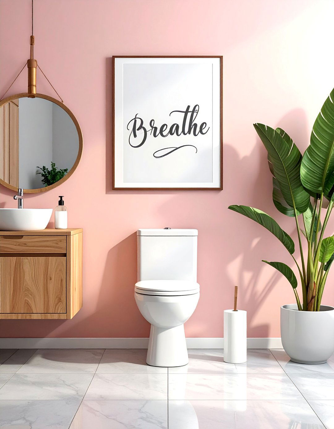 Typography and Quote Bathroom Art - 25 Bathroom Art Ideas to Enhance Your Space's Aesthetic