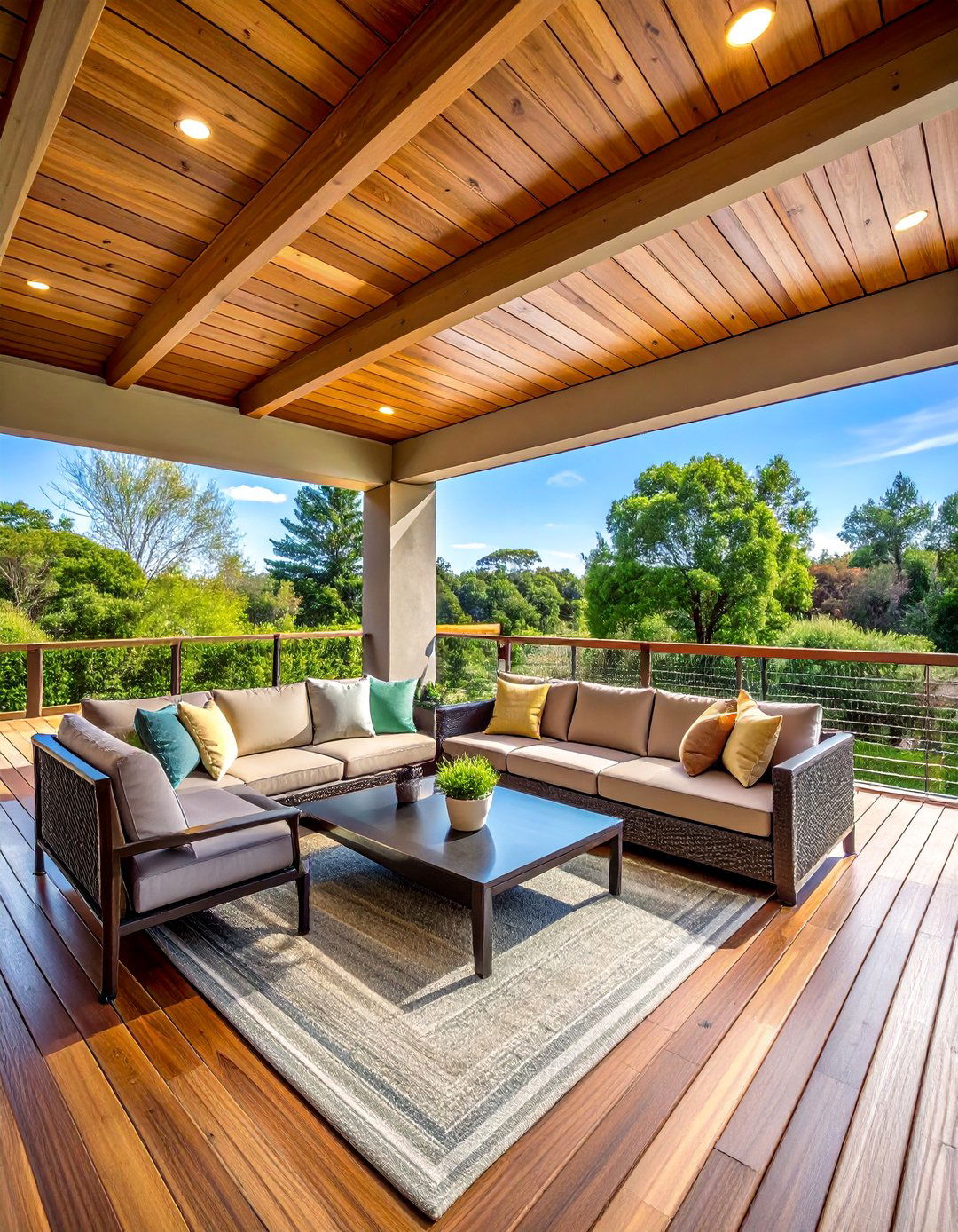Under Deck Living Space - 30 Patio Deck Ideas to Elevate Your Outdoor Living