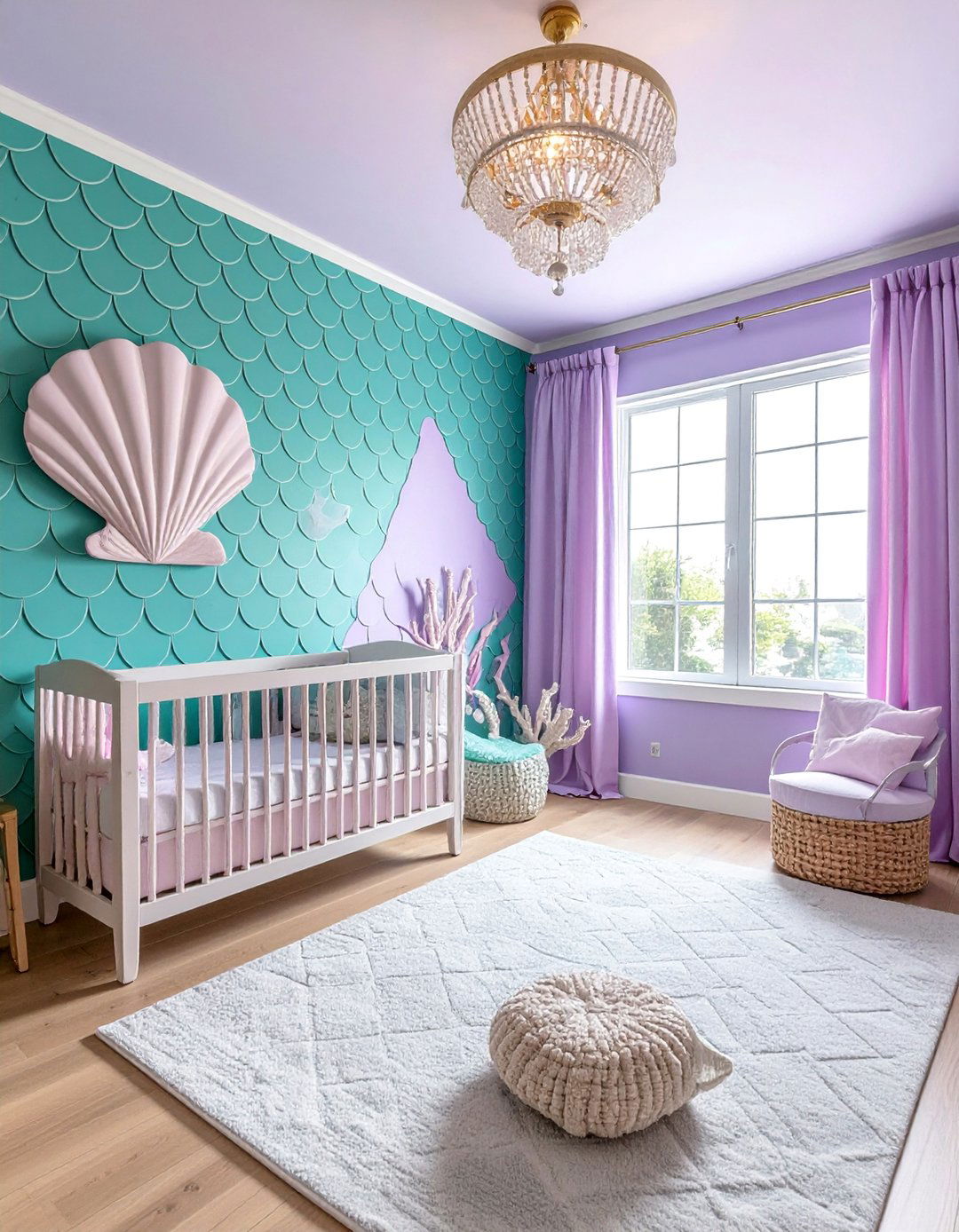 Under the Sea Mermaid Nursery - 25 Baby Girl Nursery Ideas for a Dreamy Space