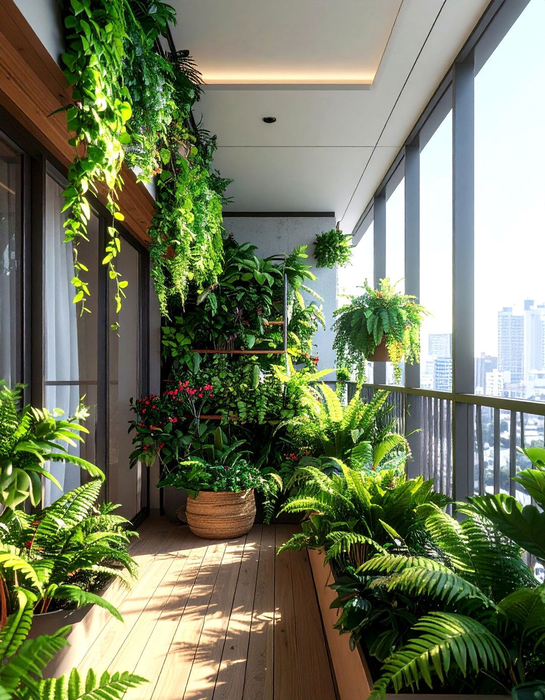 Urban Jungle Loft Balcony - 20 Loft Balcony Ideas to Maximize Your Urban Space