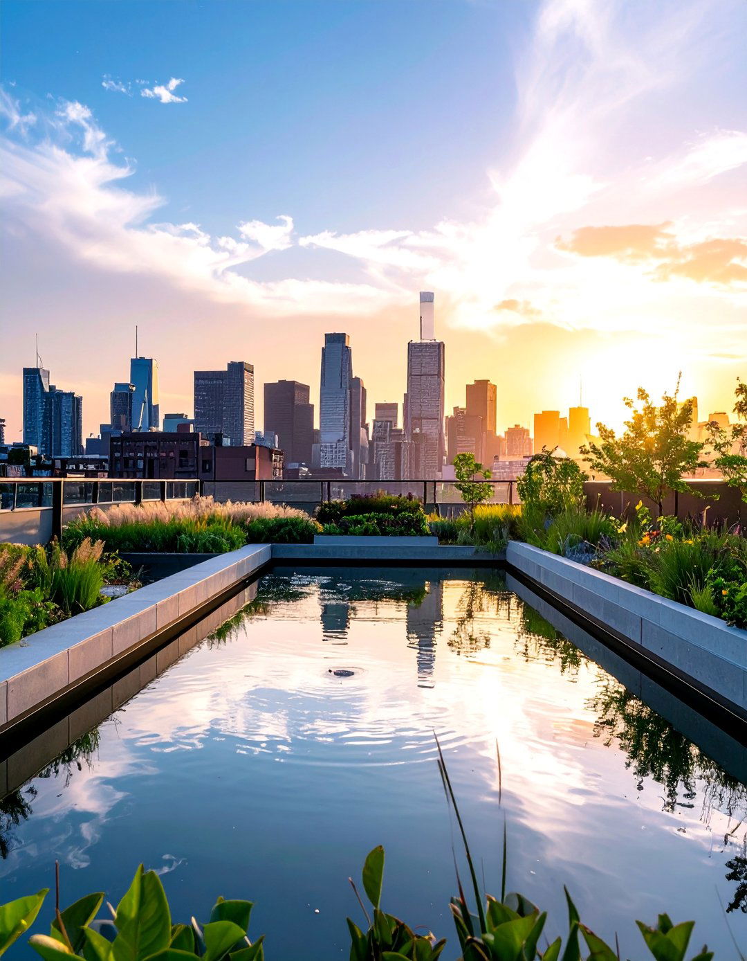 Urban Rooftop Duck Pond - 15 Creative Duck Pond Ideas for Your Backyard