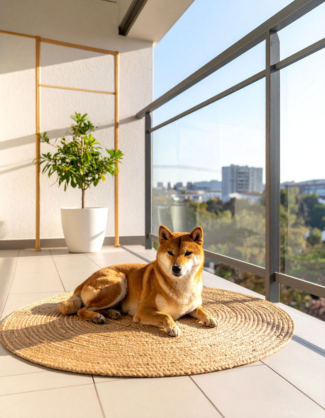 Use Privacy Screens for Reactive Dogs - 20 Dog Balcony Ideas for a Pet-Friendly Outdoor Space