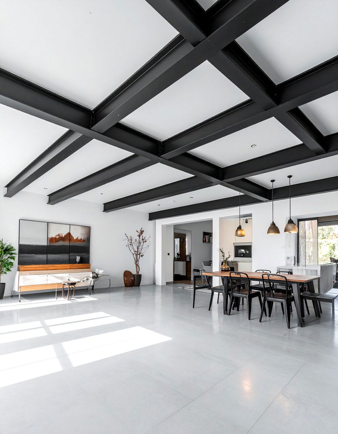 Use of I Beams as Structural Elements - 30 Industrial Decor Ideas for a Modern Home