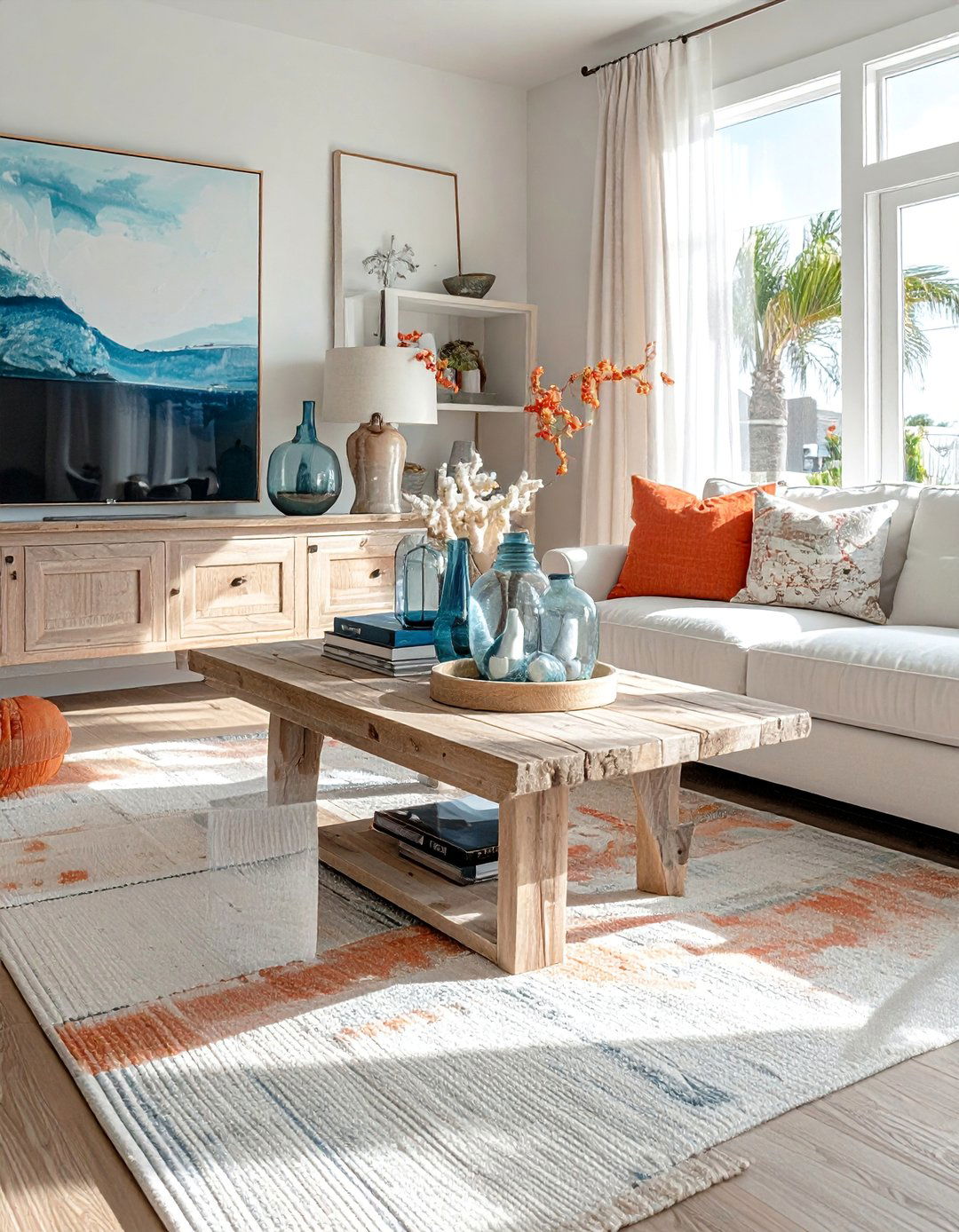 Use of Light Washed Wood - 25 Florida Home Decor Ideas for a Coastal Vibe