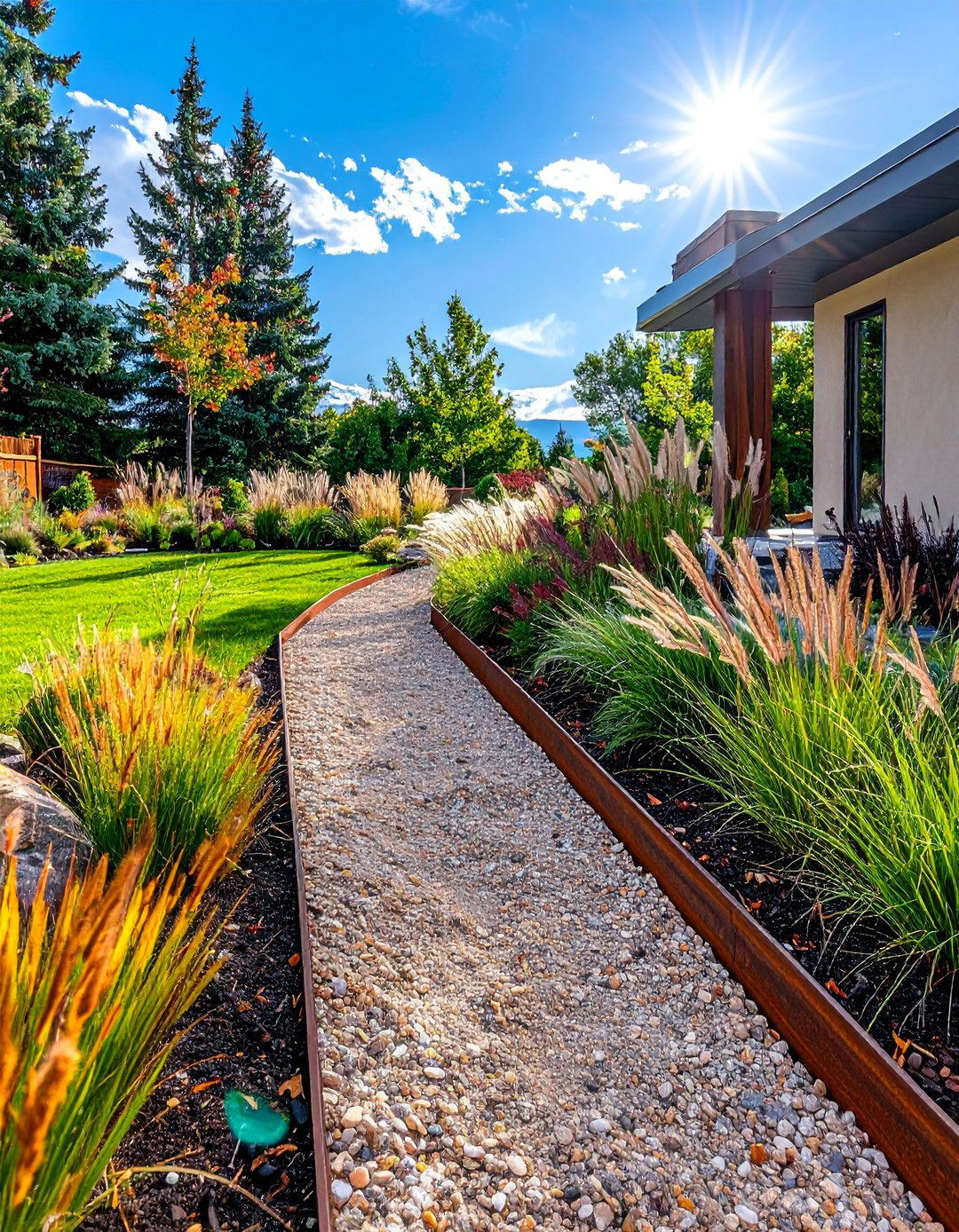 Using Corten Steel for Modern Edging and Planters - 30 Colorado Landscaping Ideas for a Stunning Yard