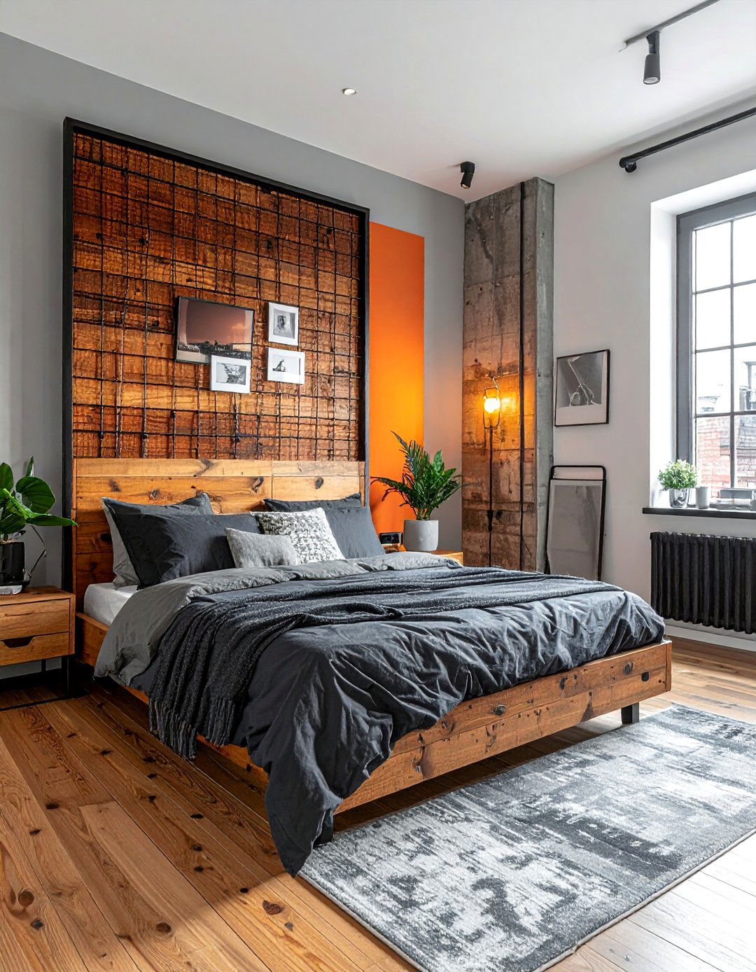 Using Wire Mesh in Industrial Bedroom Decor - 20 Industrial Bedroom Ideas for a Modern and Edgy Look