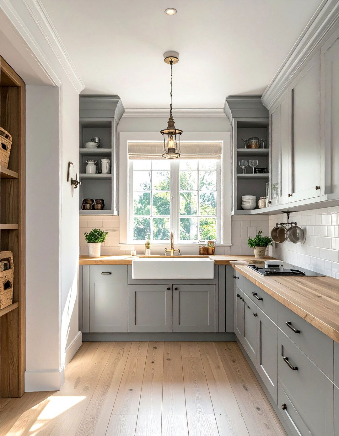 Using a Butlers Pantry for Storage - 30 Cottage Decorating Ideas for a Charming Home