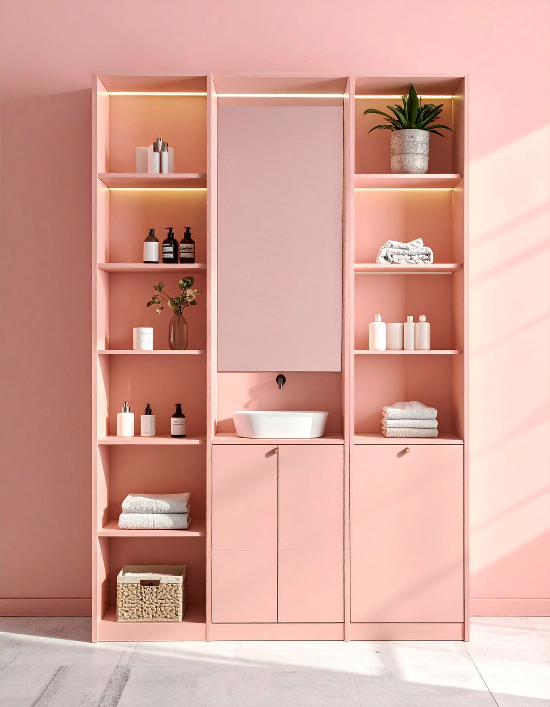 Vertical Cabinet Organizers - 40 Bathroom Organization Ideas for Clutter-Free