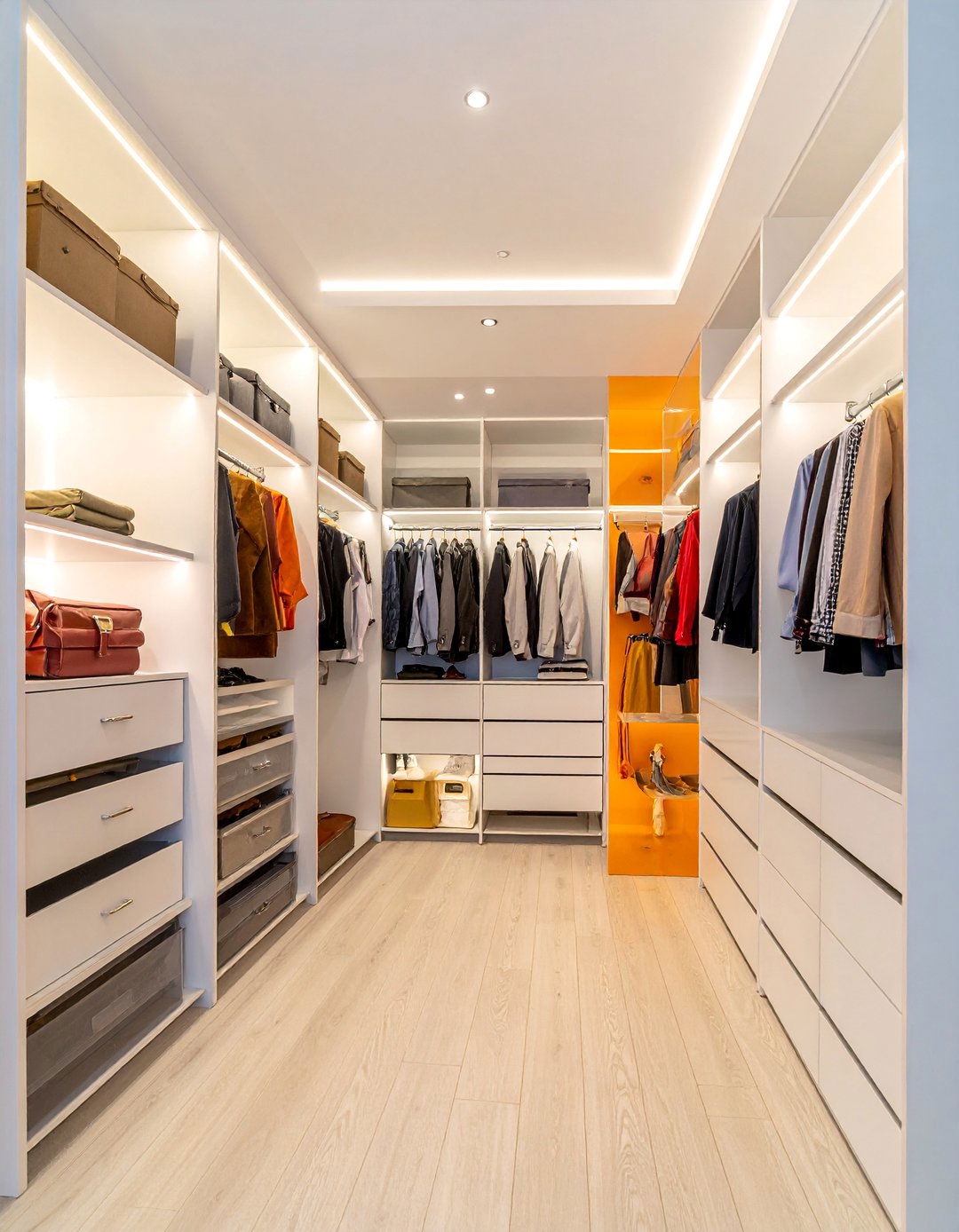 Vertical Wall Storage Solutions - 30 Dressing Room Ideas to Organize Your Space