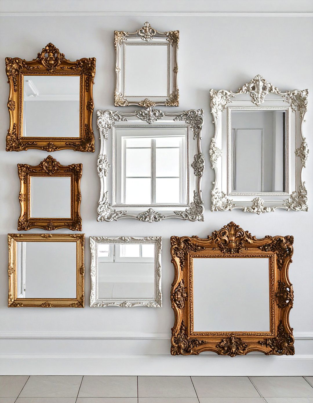 20 Mirror Collage Wall Ideas for Unique Decor