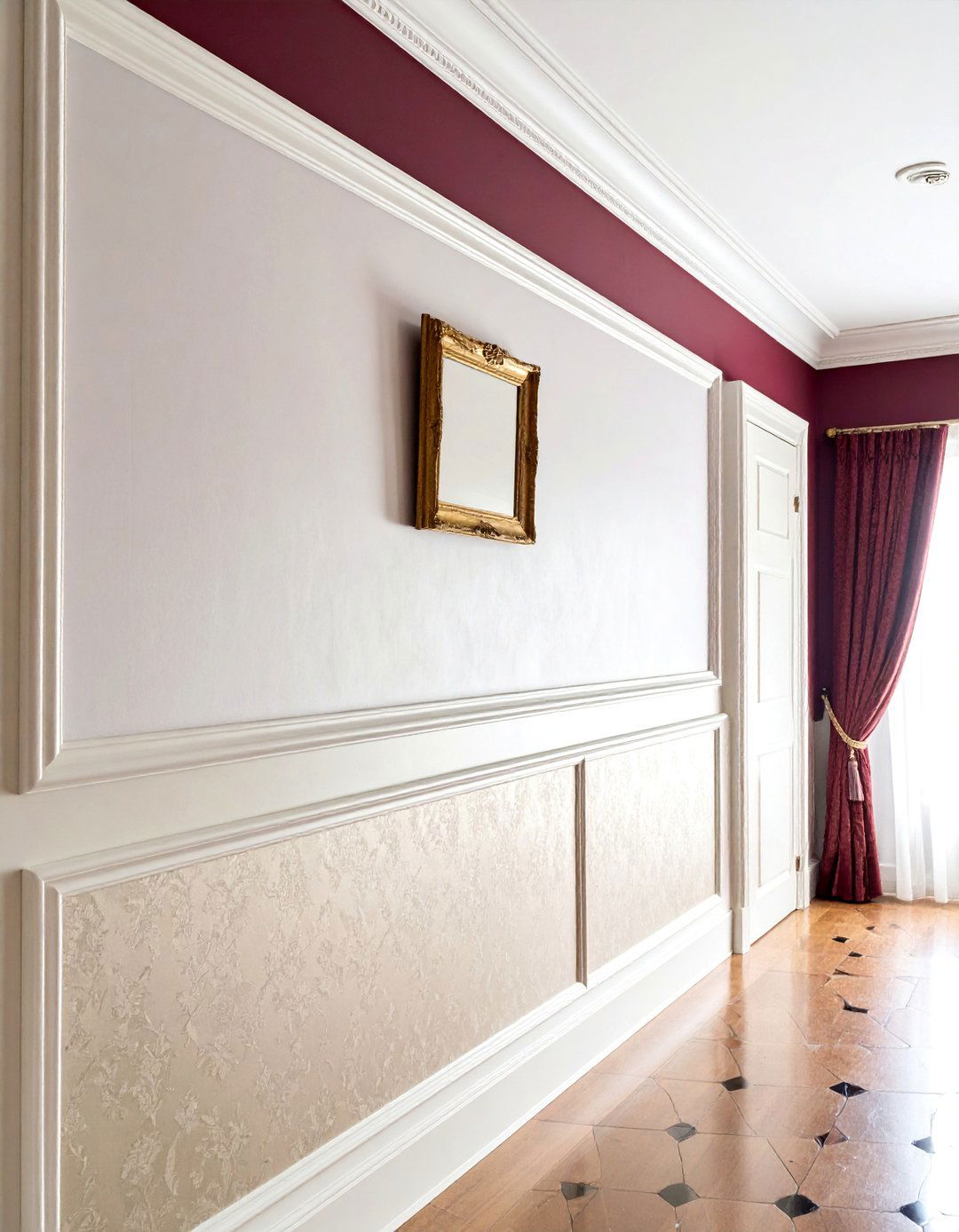 Victorian Hallway Defined by a Dado Rail - 20 Victorian Hallway Ideas for Timeless Elegance