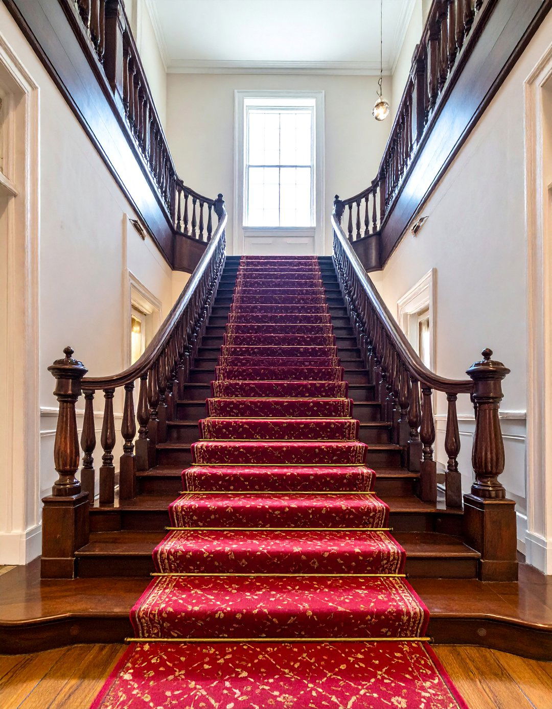 Victorian Hallway Featuring a Grand Staircase - 20 Victorian Hallway Ideas for Timeless Elegance