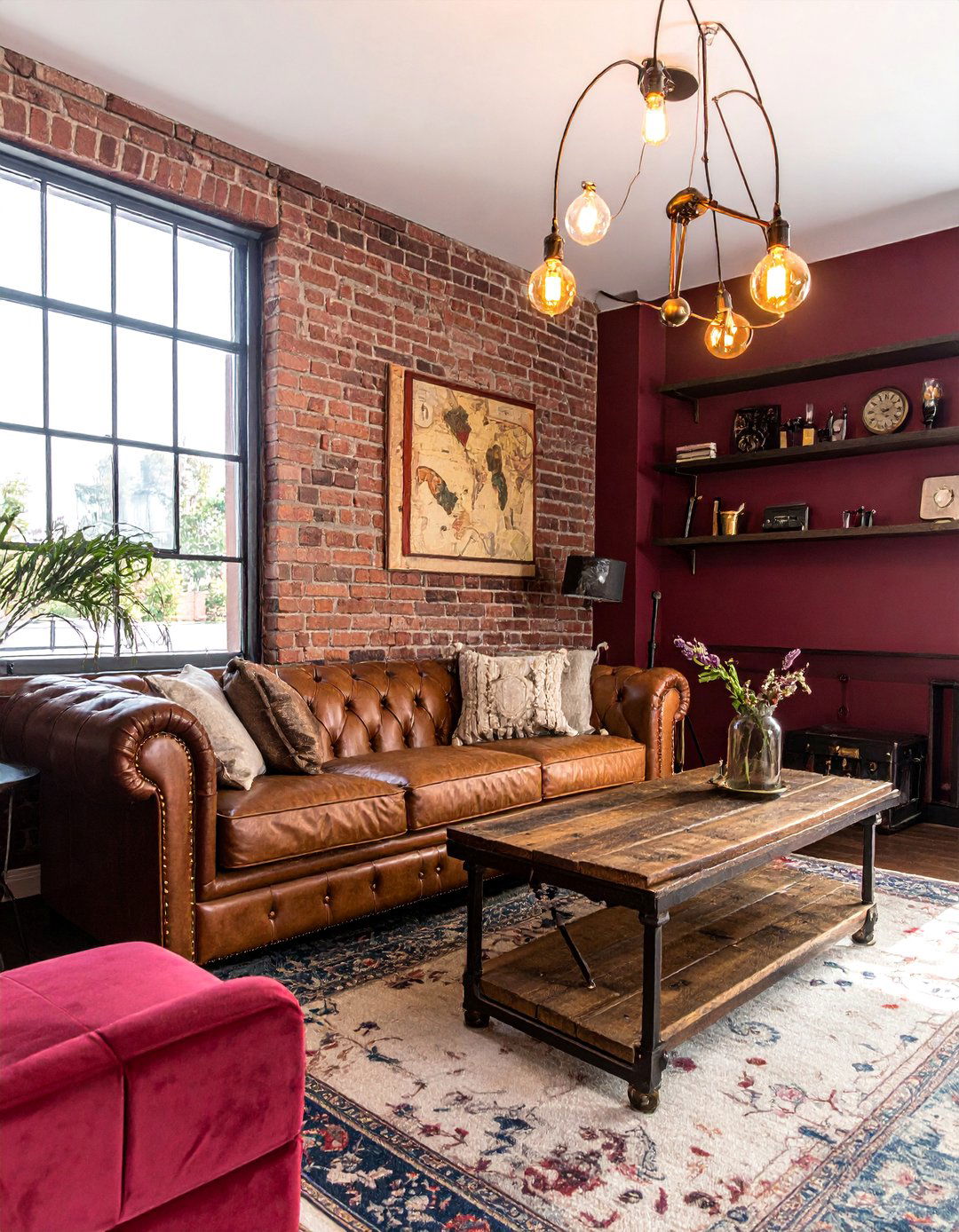 Victorian Industrial Living Room - 25 Unique Steampunk Interior Design Ideas for Your Home