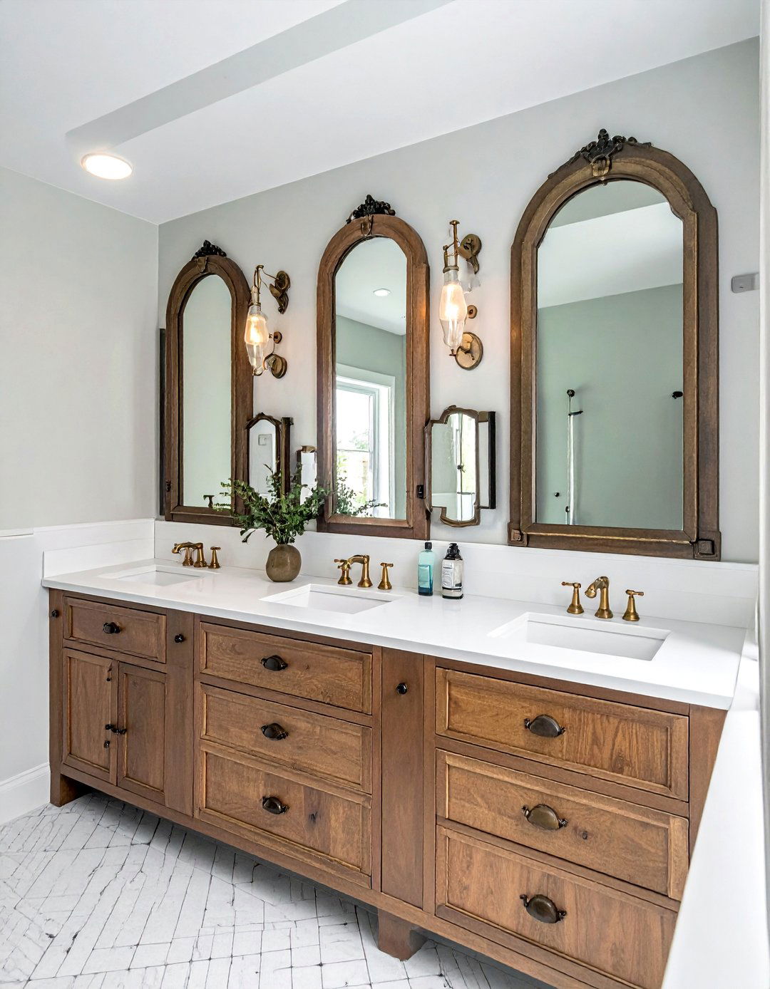 Vintage Apothecary Mirror Collection - 20 Mirror Collage Wall Ideas for Unique Decor
