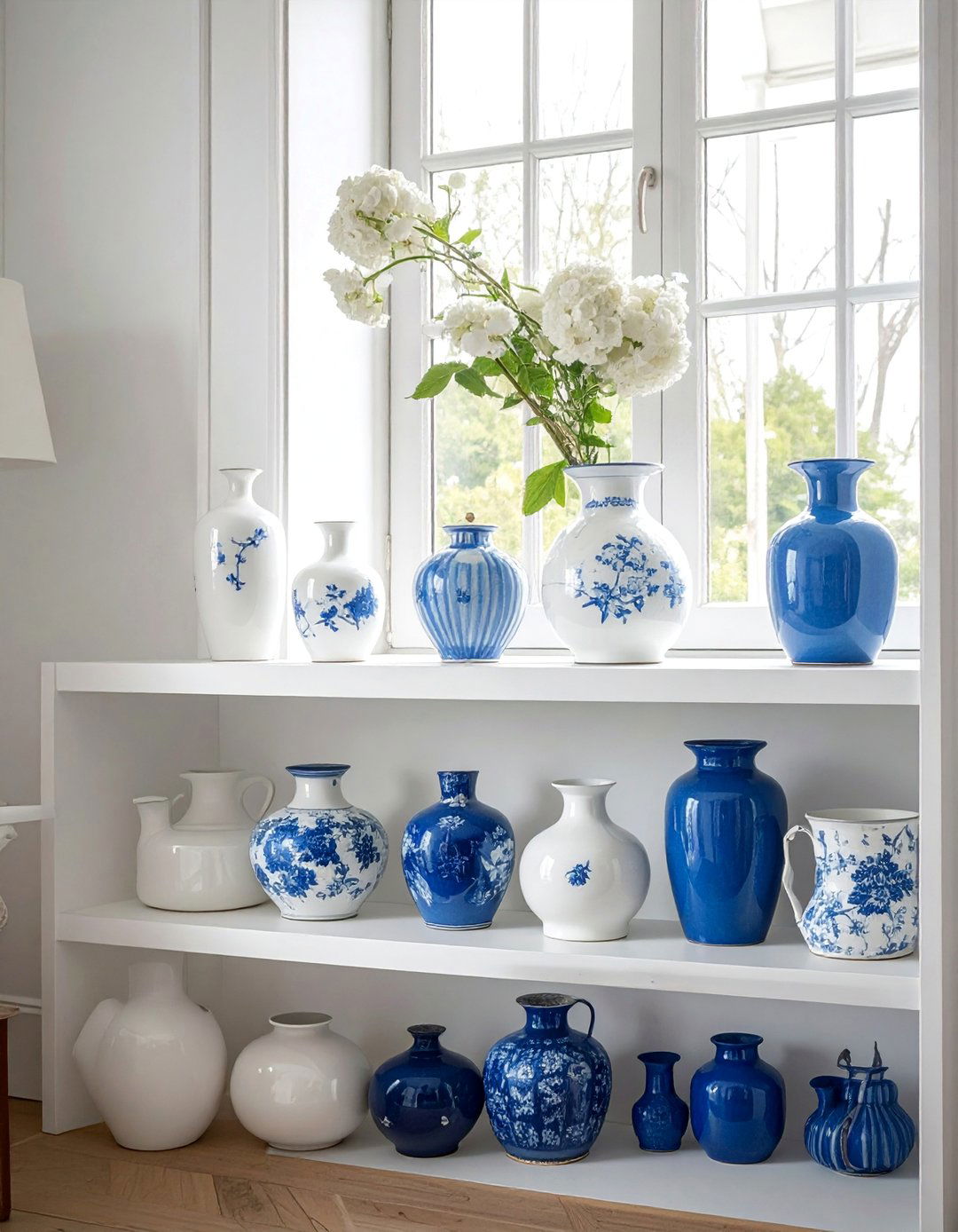 Vintage Ceramic Vases - 40 French Country Living Room Ideas for a Cozy Space