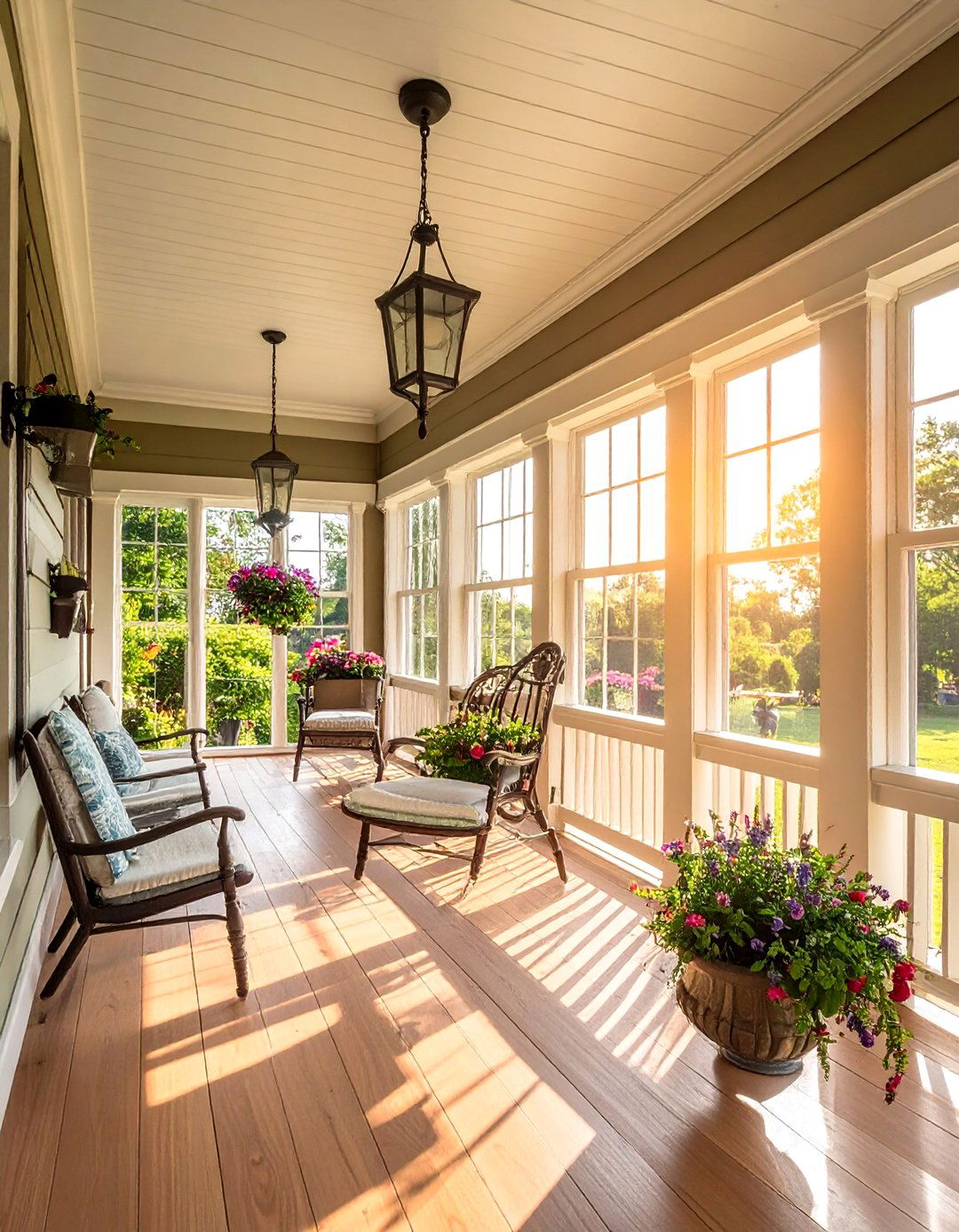 Vintage Charm Restoration - 25 Enclosed Porch Ideas for Year-Round Enjoyment