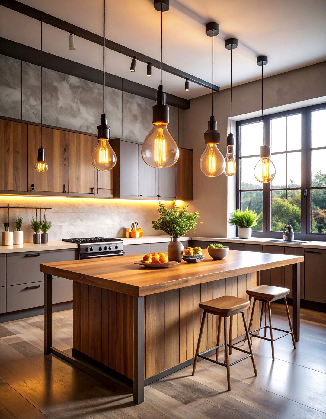 Vintage Edison Kitchen Island Lighting - 20 Kitchen Island Lighting Ideas to Brighten Your Space