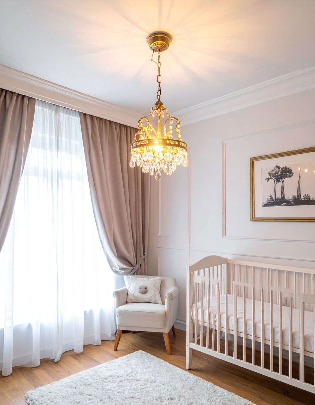 Vintage Inspired Lighting Fixtures - 25 Vintage Nursery Ideas for a Timeless Baby Room
