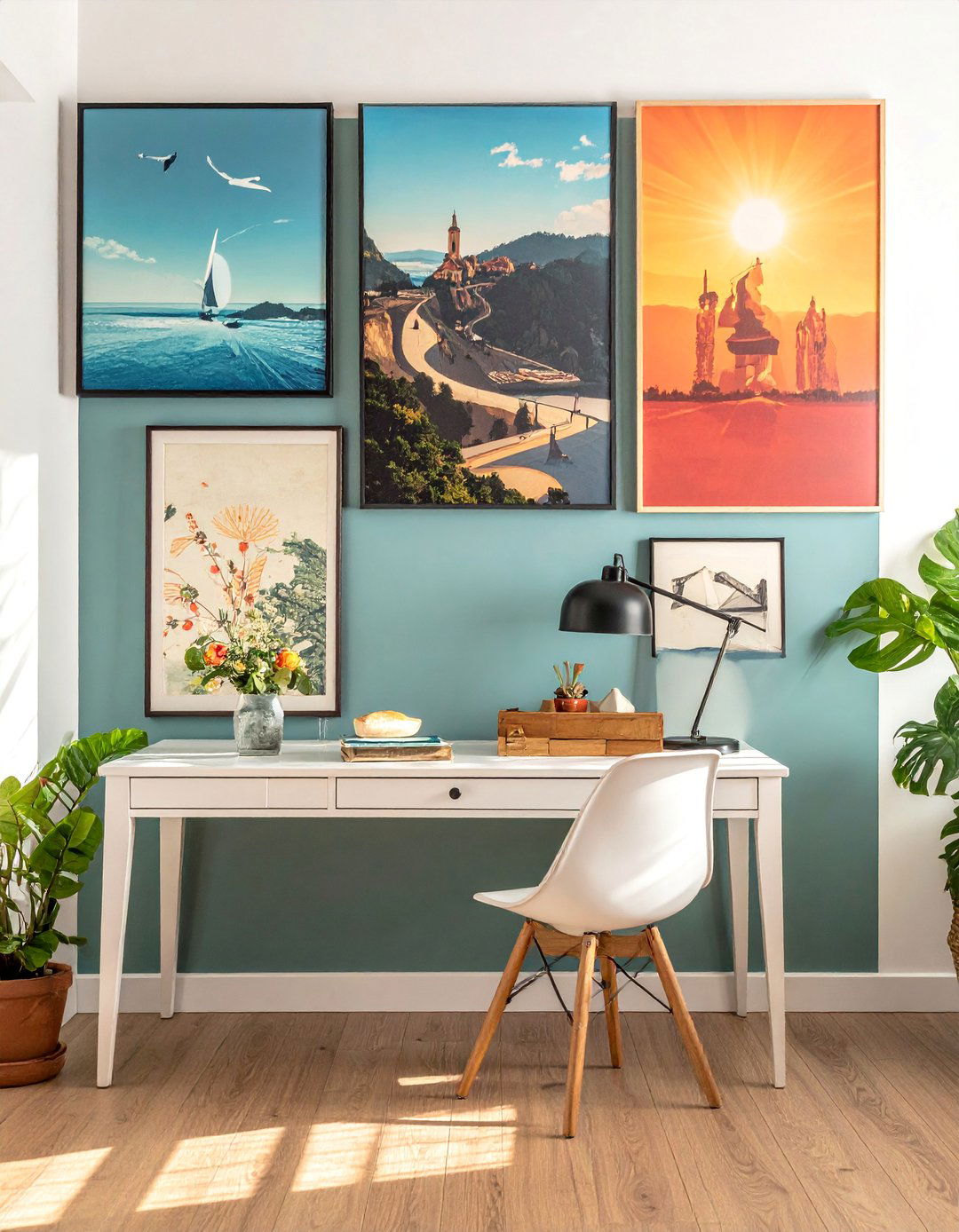 Vintage Poster Collection Display - 40 Wall Decor Ideas to Transform Any Room