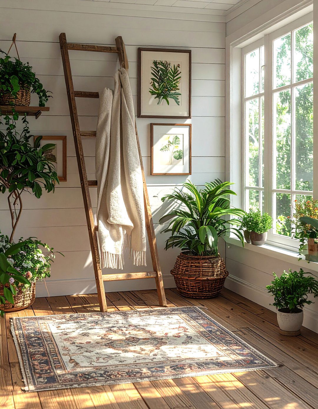 Vintage and Antique Decor Accents - 25 Farmhouse Sunroom Ideas for a Cozy Retreat